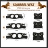 Swirge 3Pcs Rat Harness and Leash, Small Animal Training Walking