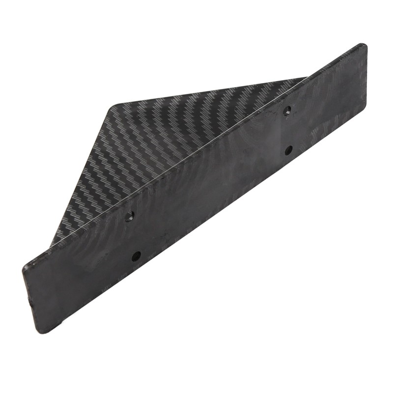 4PCS Car Rear Bumper Shark Fin Triangle Spoilers Universal Carbon