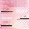 FADLASH Lash Extension DIY Kit 80D+100D Cluster Lashes 0.07 D