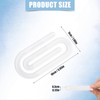 10pcs Sublimation Acrylic Paper Clips, 4x2 Inch Jumbo Sublimation Clipboard