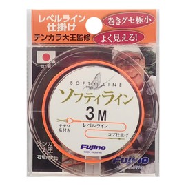 Fujino K-38 Levelline Gimmick Softy Line 3.0 m Orange