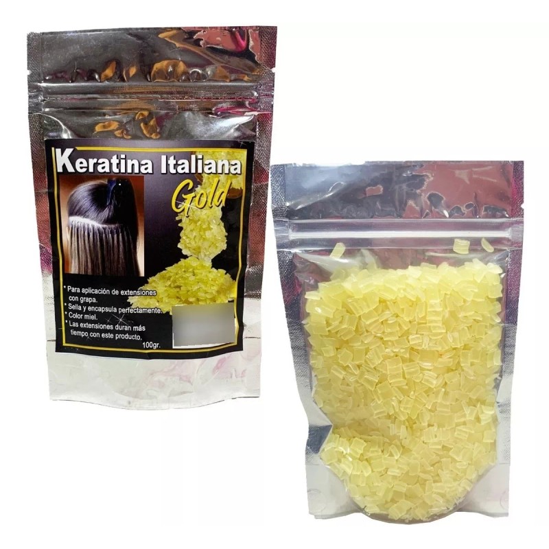 OH! Belleza Keratina Italiana Para Aplicar Extensiones Con Grapa Miel