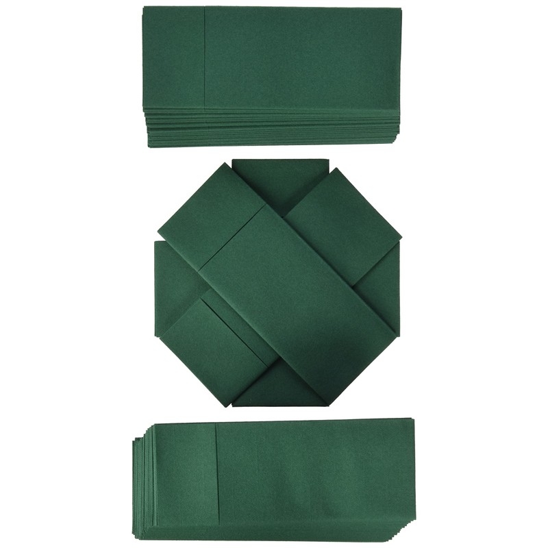 Alvotex Airlaid 50 Cutlery Napkins, Cutlery Pockets, Fabric-Like, High-Quality Disposable