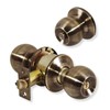 LION TOOLS - Cerradura Chapa Perilla Puerta Recamara Laton Antiguo