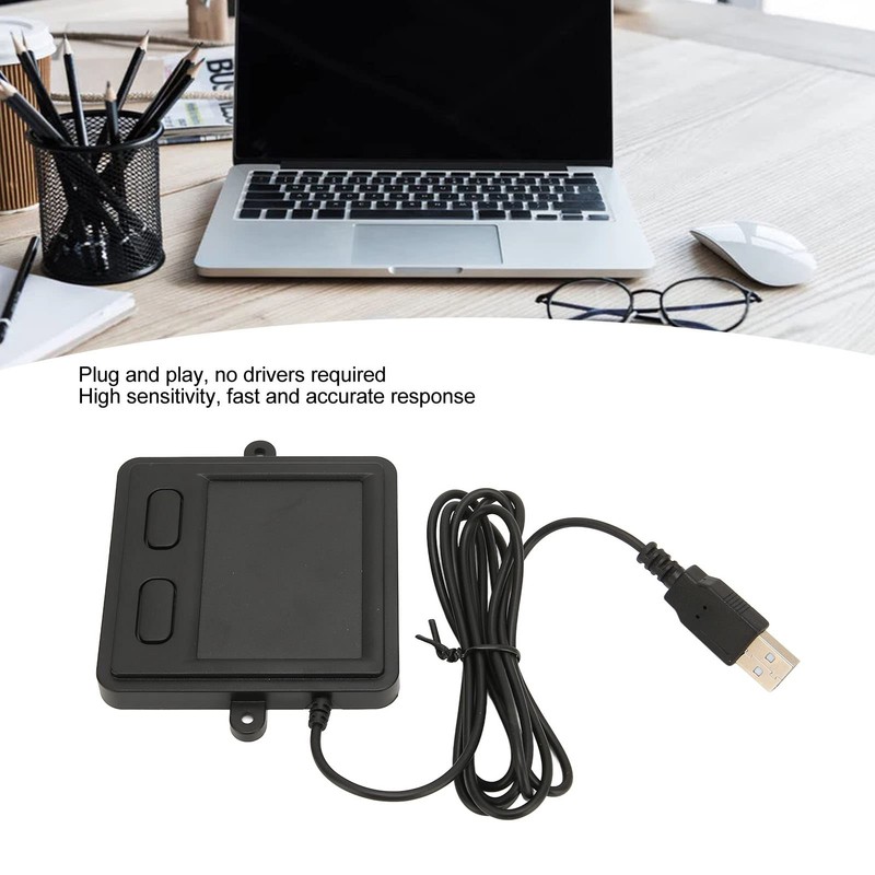 KIMISS Wired USB Touchpad, Portable Multifunctional High Sensitivity 2- Design