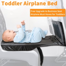 BakCover Toddler Airplane Bed for Toddler Airplane Travel Essentials, Airplane Kids Bed, Travel Toddler Bed, Airplane Seat Extender for Kids, Portable Toddler Bed for Travel Essentials for Flying