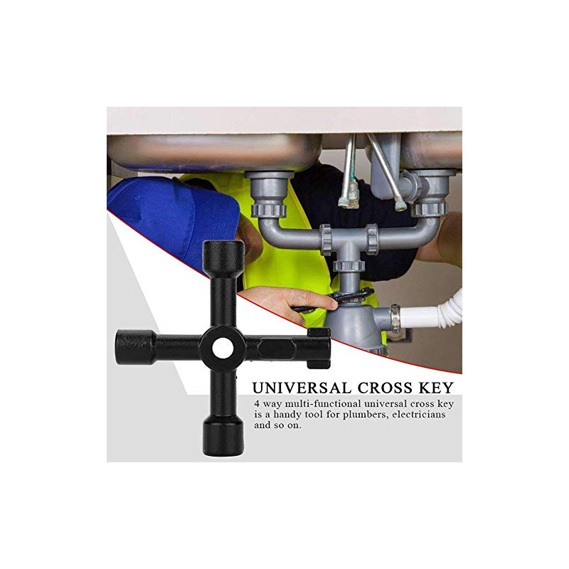 Llave Cruzada Universal, 4 Vías Llave Triangular Llave Cuadrada para
