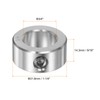 HARFINGTON 2pcs Shaft Collar 3/4" Bore 304 Stainless Steel Set