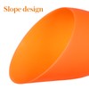 LIFKOME Horseshoe Lampshade Plastic Light Shade Inclined Horseshoe Lamp Cover