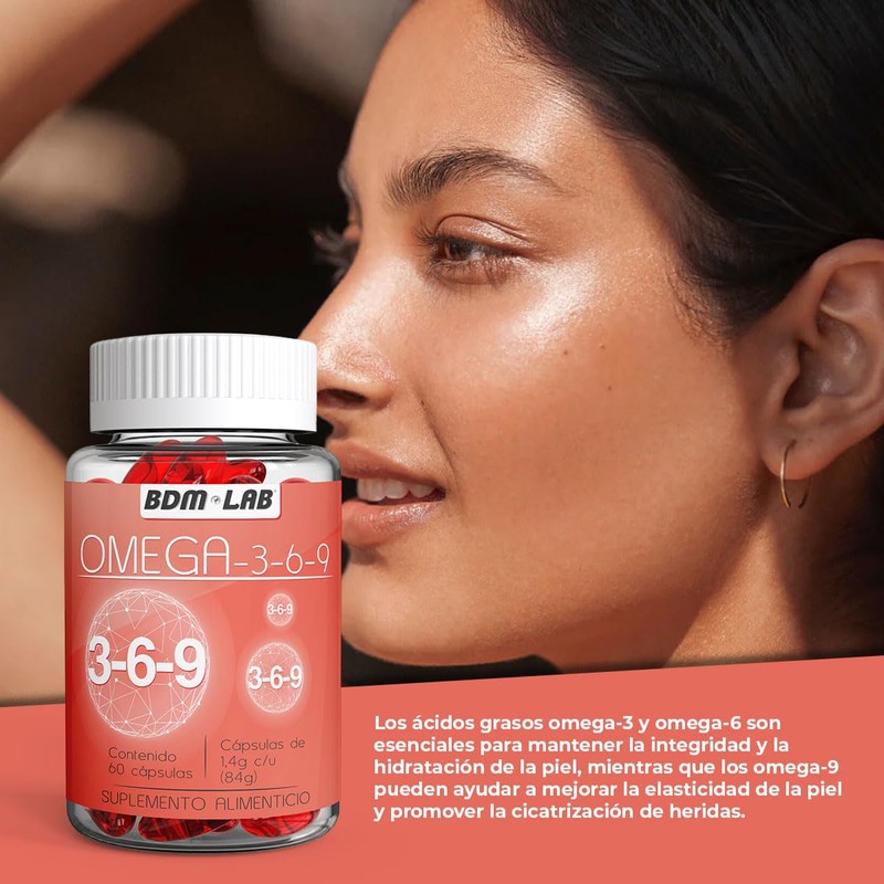 BDM LAB Duo pack Omega 3-6-9 60 Cápsulas c/u Suplemento