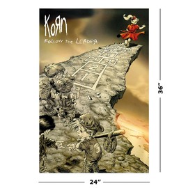 Korn - Music Poster (Follow The Leader - Album Cover) (Size: 24" x 36")