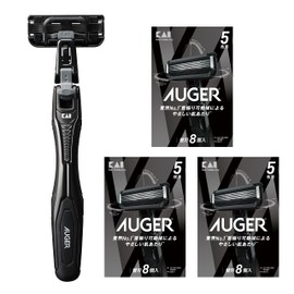Set of 24 AUGER Replacement Blades + 1 Bonus Holder