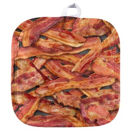 Bacon Collage Pot Holder for Indoor/Outdoor Kitchen and BBQ