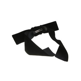VINGTAINE H-1006-BK- Velvet Long Wide Ribbon Hair Clip, Simple, Elegant, Adult Cute, Long Ribbon, Hair Access, Hair Accessory
