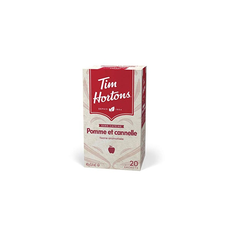 Tim Hortons Apple Cinnamon Herbal Tea, 20 tea bags, 40g