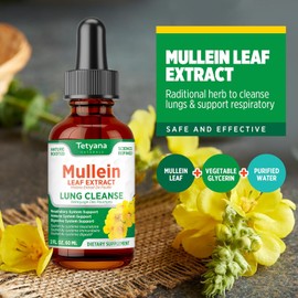 Mullein Leaf Extract for Lungs: Mullein Drops for Lungs