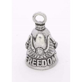 Guardian Bell Freedom Rider Compatible with Harley Biker Bell Ride to Live, Silver, 1.5"