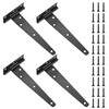 Stainless Steel Hinge, Set of 4, Black Hinge, Door Hinge,