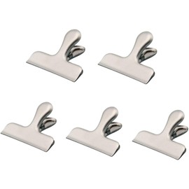 Stainless Steel Chip Bag Sealer Clips, Kitchen Home Office Usage (5, M)