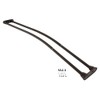 Kingston Brass CCD2175 Adjustable 60-Inch-72-Inch Double Curved Stainless Steel Shower