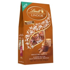 Lindt 🟢 Brand New Lindt Lindor Almond Butter Milk Chocolate Truffle Sweet 5.1oz