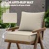 Kimunuk Outdoor Seat Cushion Set 24 L X 24 W
