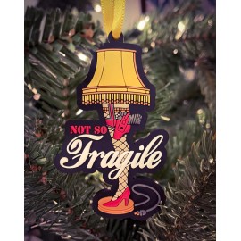 Patriot Patch Company LLC PVC Christmas Tree Ornaments Design: Leg Lamp Ornament