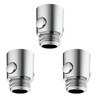 3 Pcs Shower Head Shut Off Valve, G1/2 Universal Button
