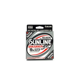 Sunline Assassin FC Fishing Line, 15 Pound 225 Yards, Clear