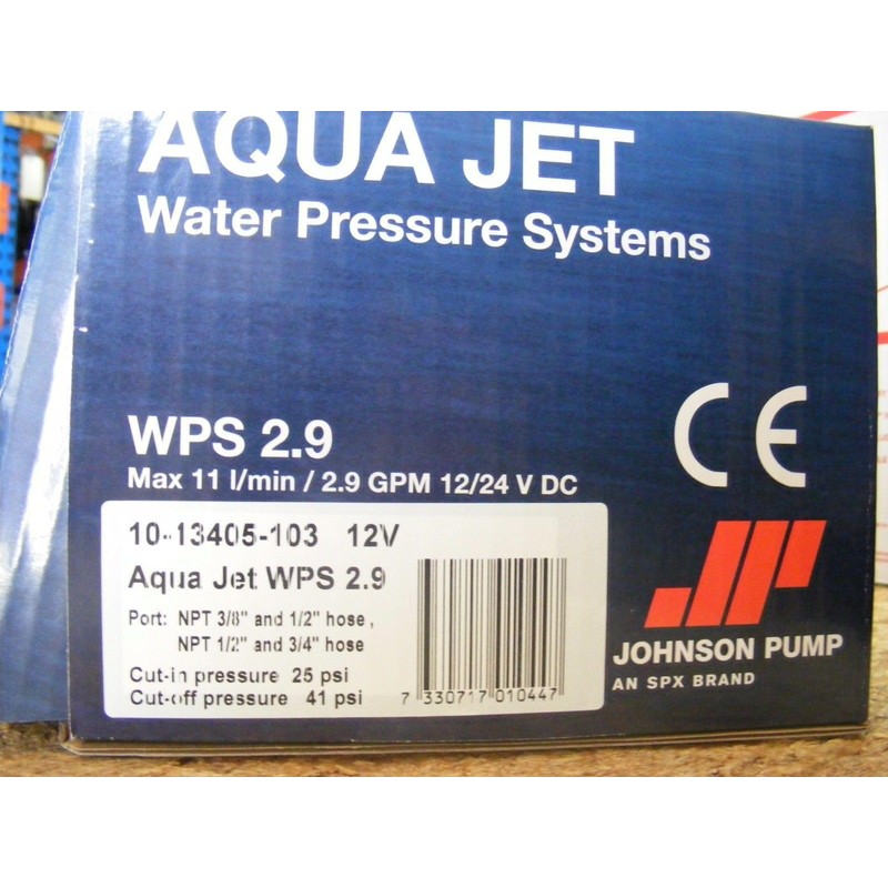 Johnson Pumps - 10-13405-103 Aqua Jet WPS 2.9 GPM 12V