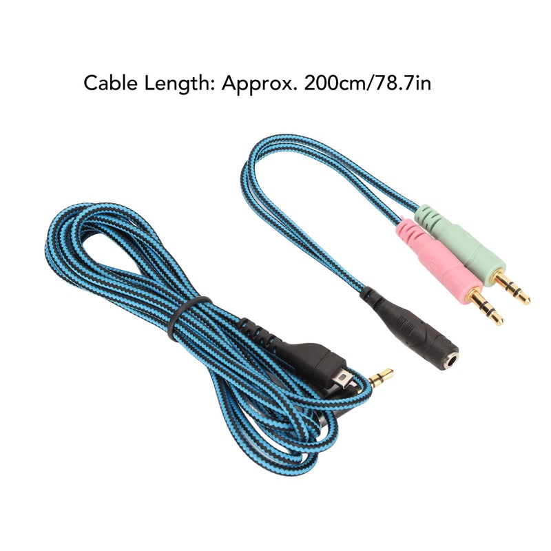Replacement Audio Cable for SteelSeries Arctis 3, Arctis 5, Arctis