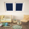 OBdeco Thermal Roller Blind, 100% Blackout Sun Protection, Blackout Roller