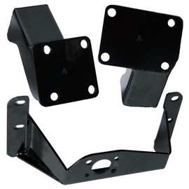 AUTOACER - Engine Swap Motor Mount & Transmission Bracket Kit 3 pcs - Fits 1989-1994 S-Chassis (S13) 240SX, 1995-1998 S-Chassis (S14) 240SX, JZ Series Engine (1JZ, 2JZ, GTE) & Supra R154