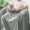 Oxford Homeware Fleece Blanket Sofa Throw Cuddly Reversible Soft Throws