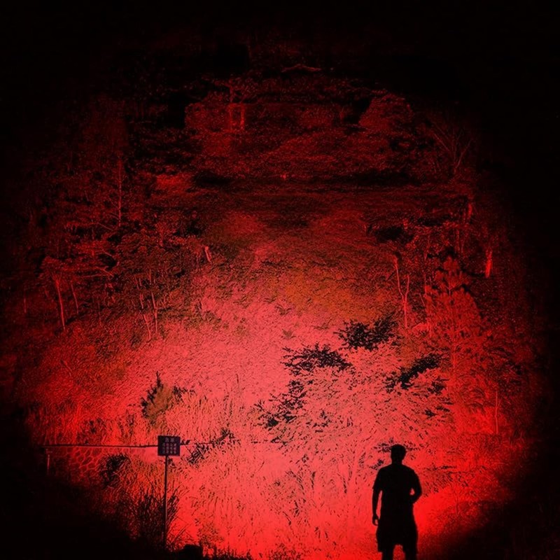 LIAISIMI Red Light Torch, 3 Modes Tactical Bright Powerful Red