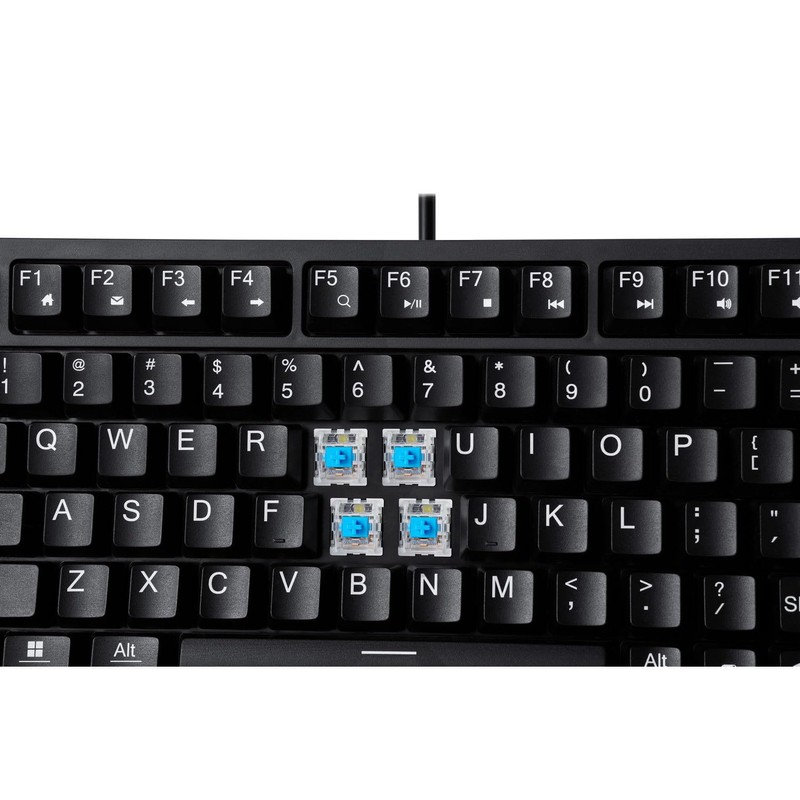 Adesso AKB-610UB Multi-OS Mechanical Compact Keyboard with Copilot Ai Hotkey,