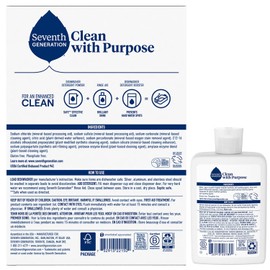 Seventh Generation Dishwasher Detergent Powder + Rinse Aid, Free & Clear, Biodegradable, Plant-Based & Fragrance-Free, Septic Safe