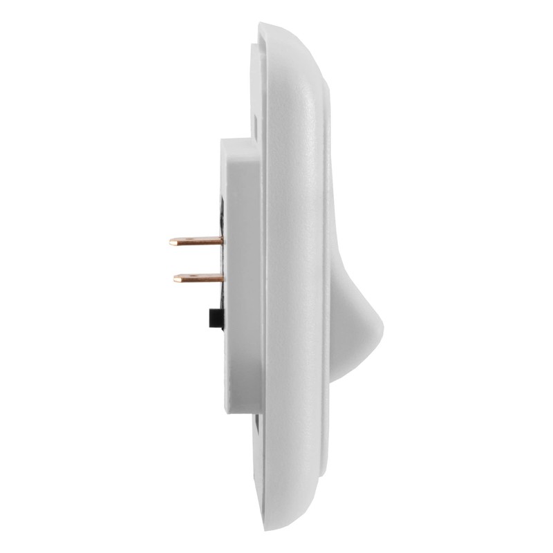 Single SPST On-Off Switch with Bezel, 12-Volt, for RV, Trailer,