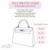 Premium Felt Protectors for Designer Bags - Soft, Light Weight,