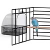 FYHJTRT Bird Bath Cage - Hanging Bird Bath Tub with