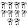 VPZMT .500 Grip 7/16" Aluminum Button Oval Head Turn Quarter