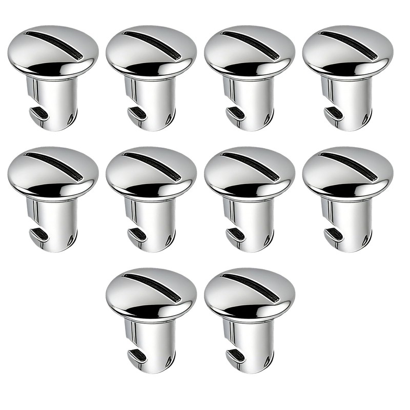 VPZMT .500 Grip 7/16" Aluminum Button Oval Head Turn Quarter
