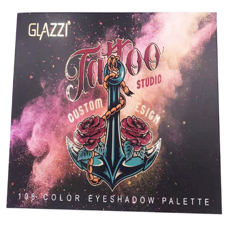 108 Colours Professional Eyeshadow Palette, Matte Shimmer Glitter, Colourful Eyeshadow,