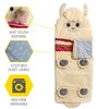 Bixbee Alpaca Sleeping Bag for Kids Ages 3+, Soft Toddler