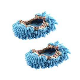 Cleaning Shoes Slippers Cleaning Floor Cleaning Shoe Slipper Genie Microfiber Chenille Elastic Mop Slippers for Women Men