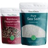 Viva Doria Rainbow Peppercorns Blend, 12 Oz and Pure Sea