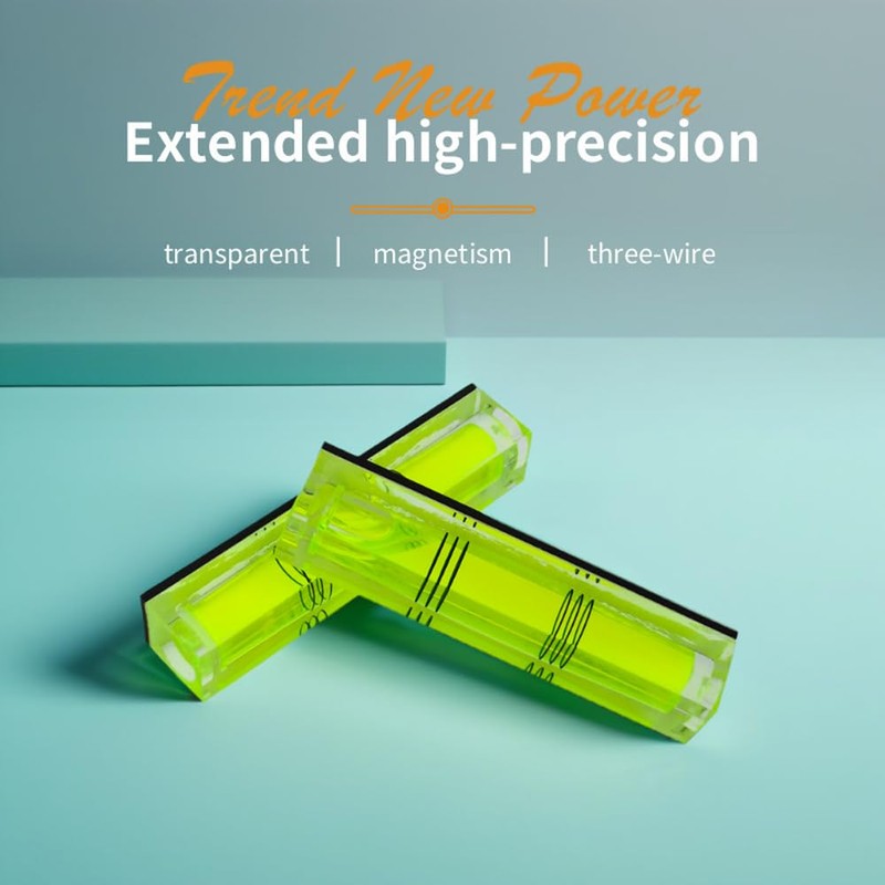 High precision mini bubble, double line small level bubble, three