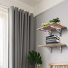Folding Shelf Brackets, Heavy Duty Stainless Steel Collapsible DIY Wall