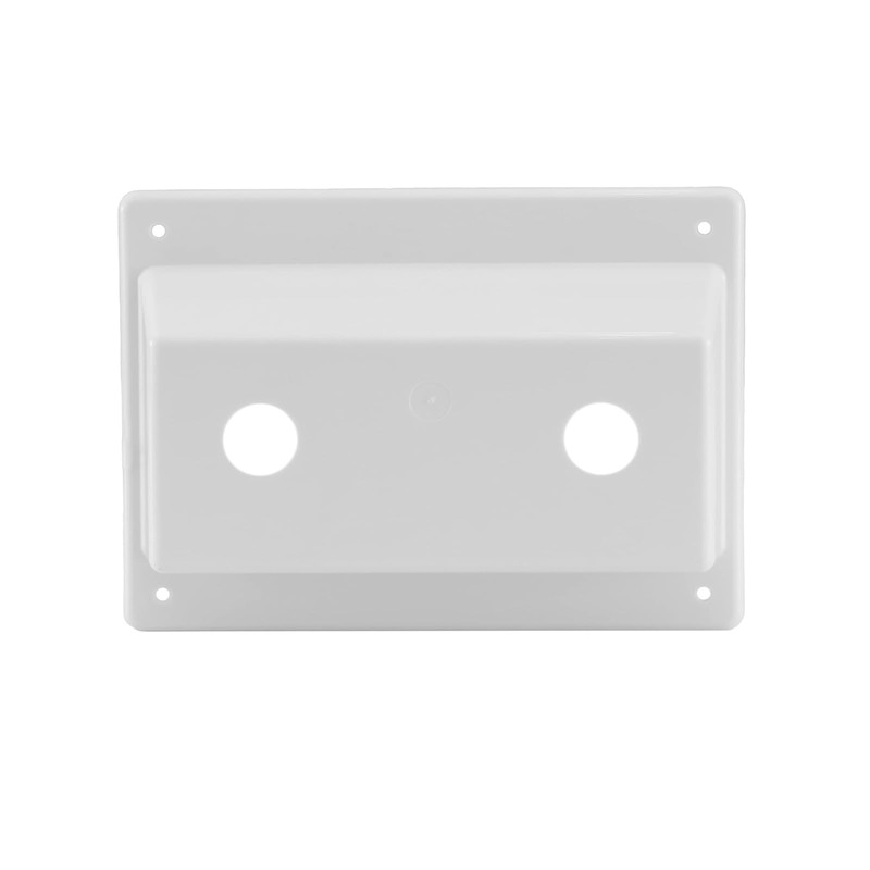 New Upgraded Faucet Bezel Stand Off Faucet Cover （White）
