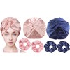 YBVABE Satin Bonnet and Scrunchies Set - Multipurpose Hair Cap